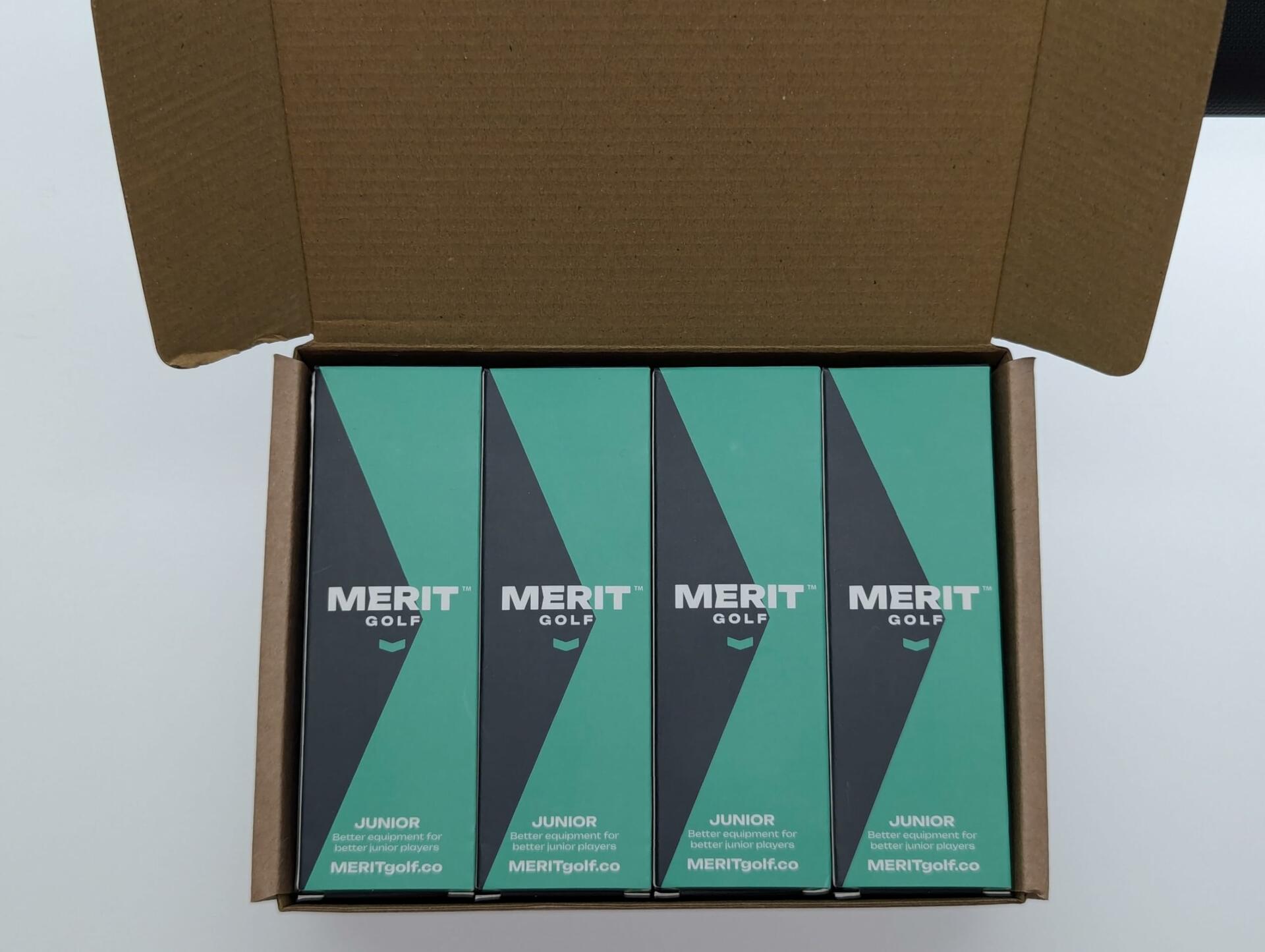 Merit M1 Junior Golf Balls, 12 Pack - For Kids 13-17, Swing Speeds Over 80 MPH