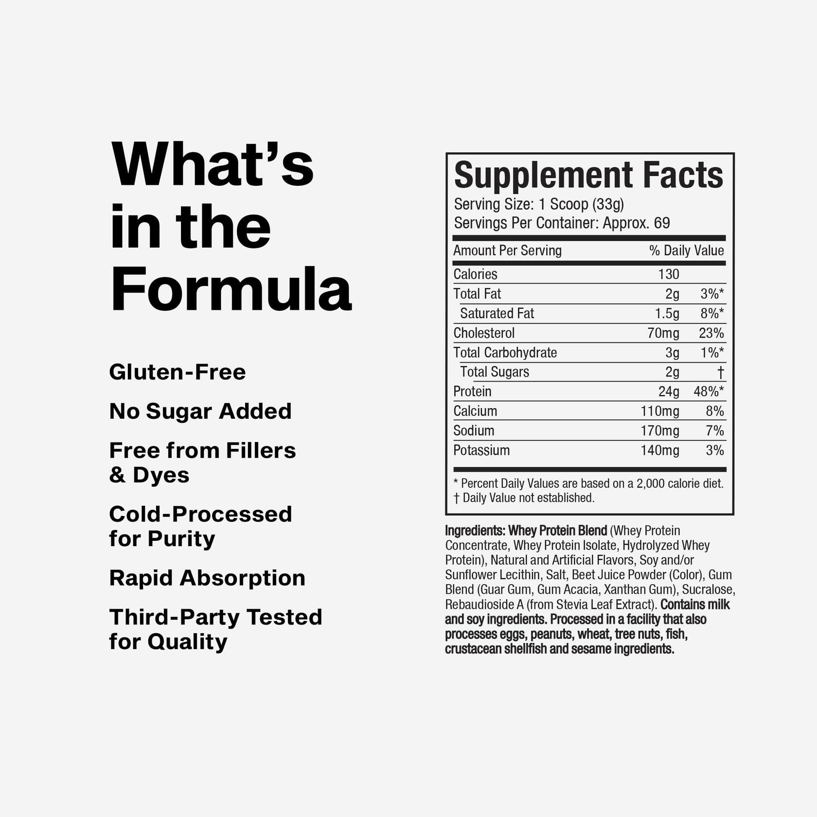 MuscleTech Nitro Tech Whey Gold Protein Powder, Strawberry, 5lb