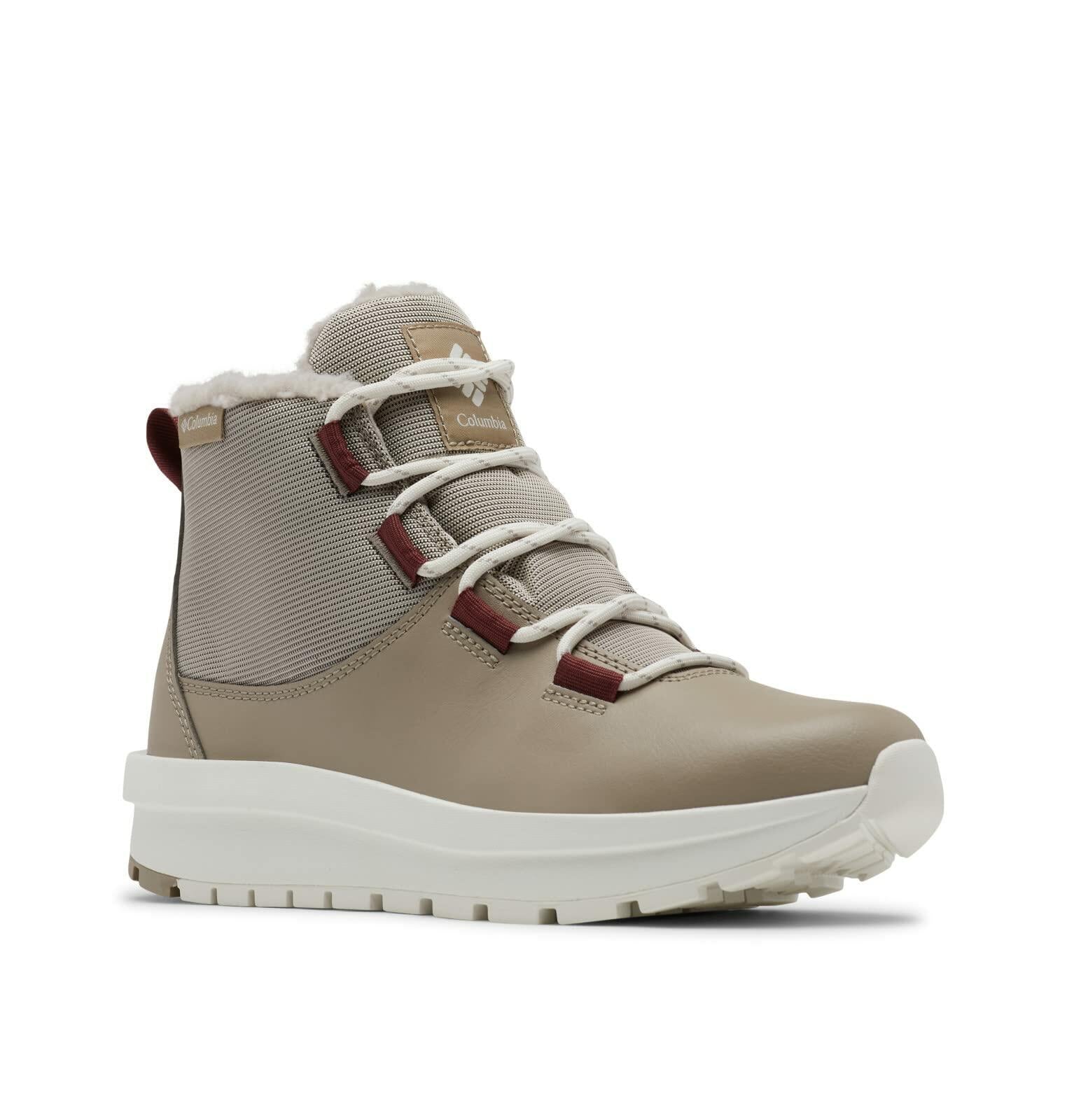 Columbia Women's Moritza Shorty Waterproof Winter Boot, Canvas Tan/Crabtree 10.5
