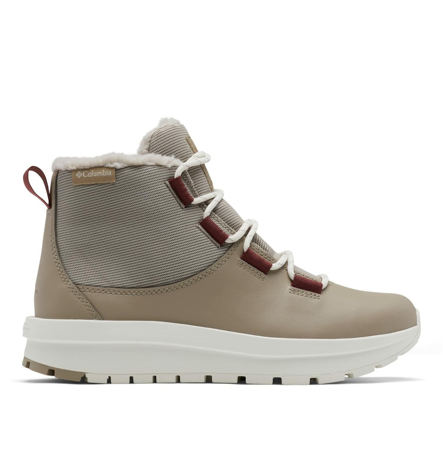 Columbia Women's Moritza Shorty Waterproof Winter Boot, Canvas Tan/Crabtree 10.5
