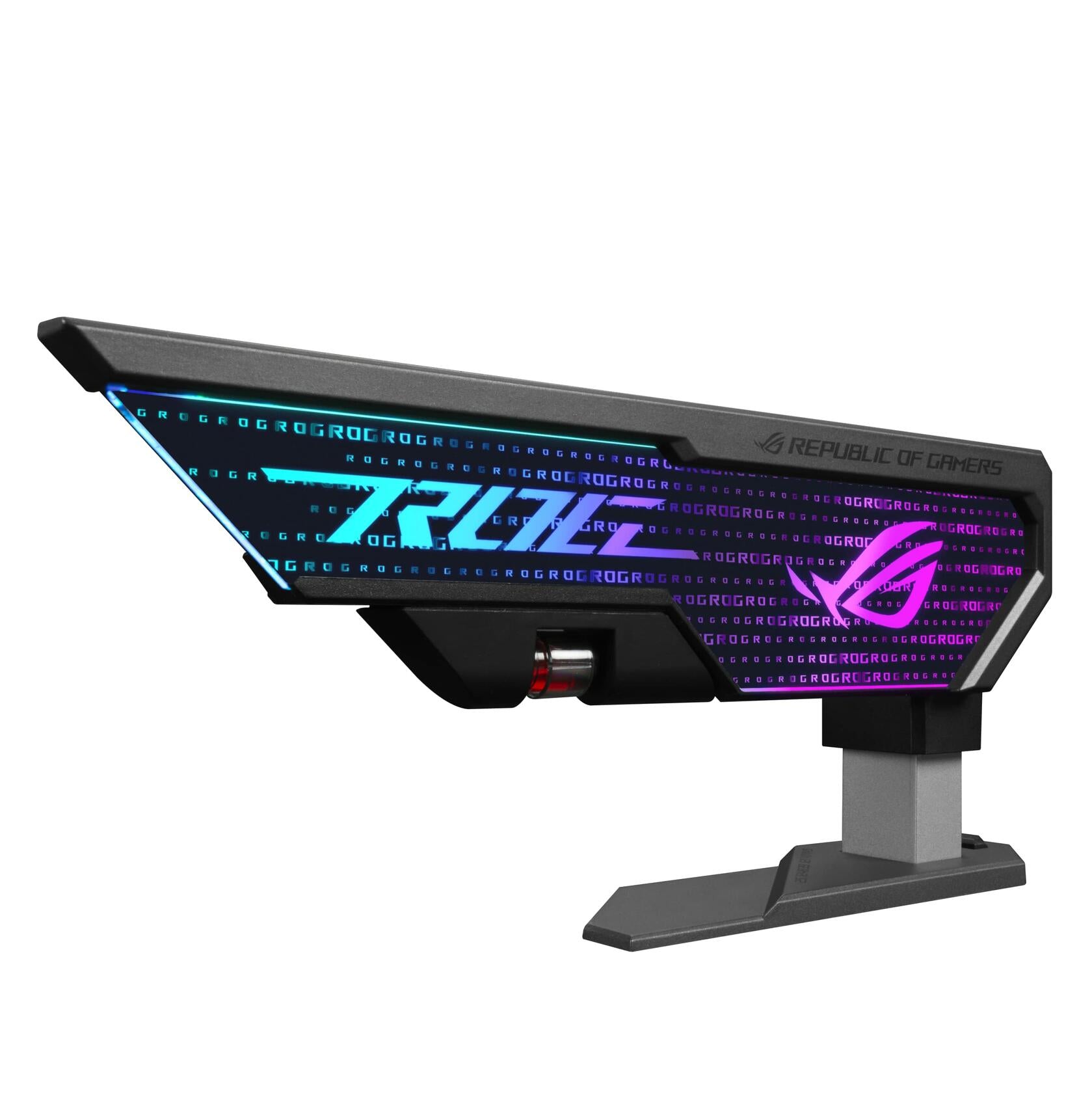 ASUS ROG Herculx Graphics Card Anti-Sag Holder, Inc. Spirit Level, Aura Sync RGB