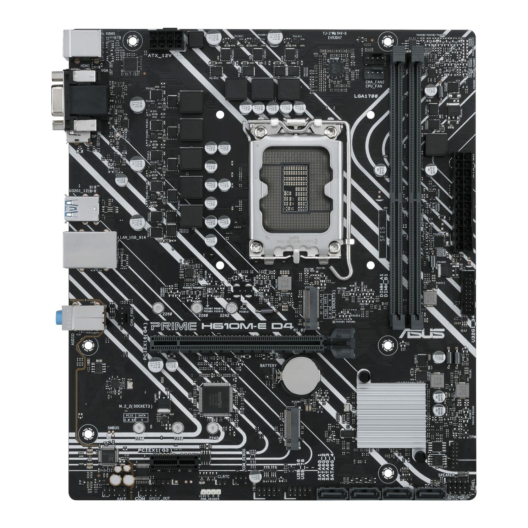 ASUS PRIME H610M-E D4-CSM Intel H610 LGA 1700 Micro ATX