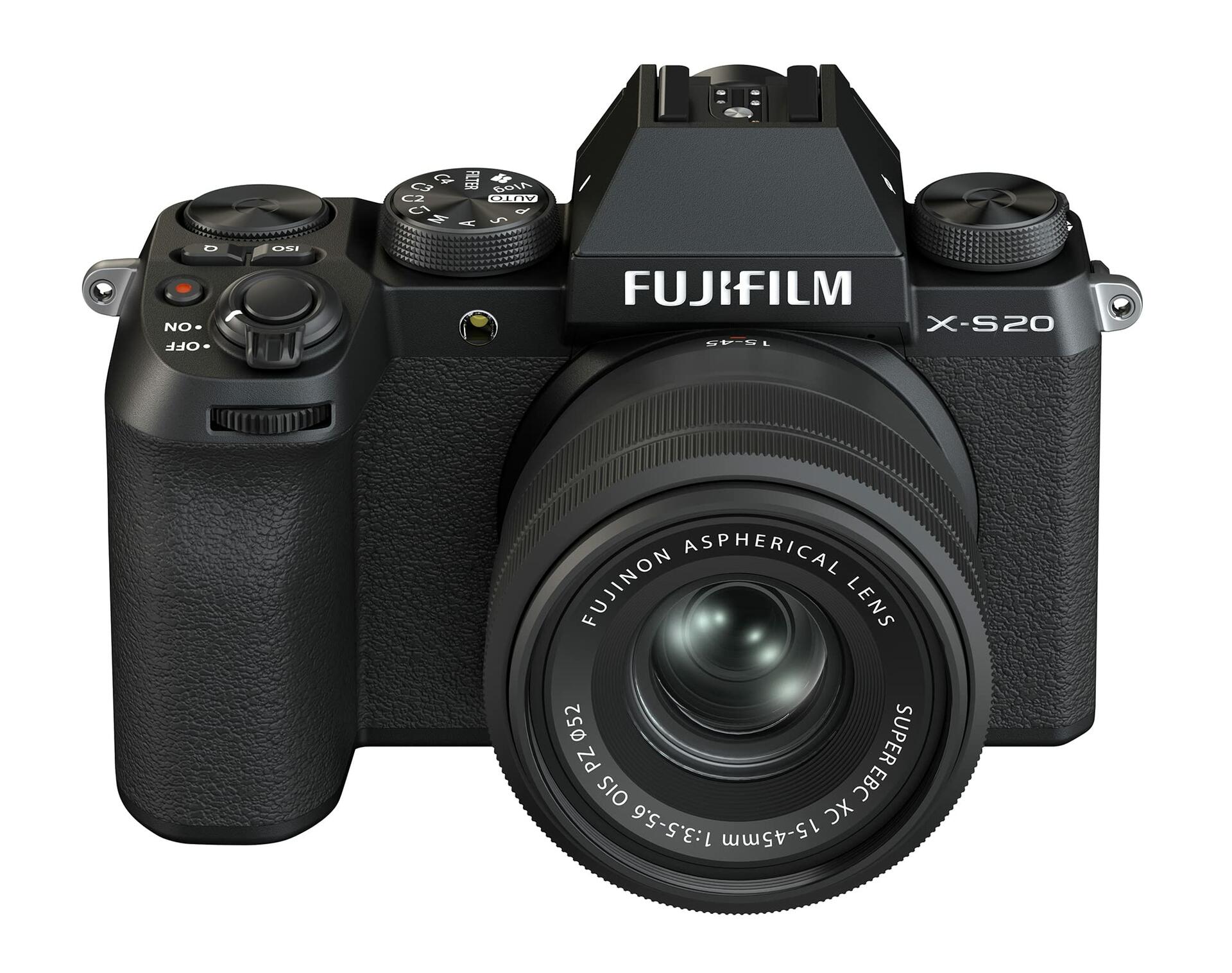 Fujifilm X-S20 Mirrorless Digital Camera XC15-45mm Lens Kit (Black)
