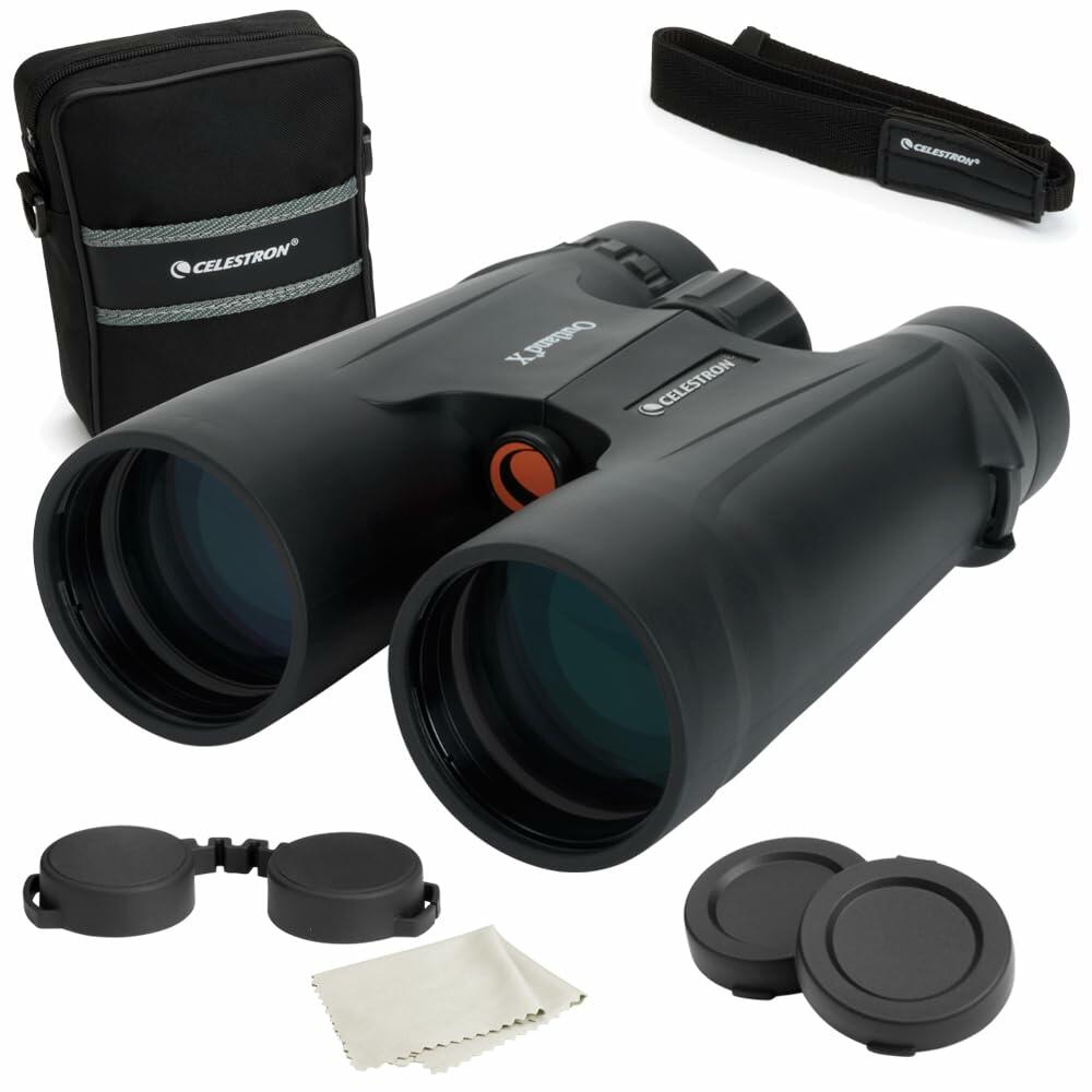 Celestron Outland X 10x50 Binoculars, Water/Fog Proof, 71348 (Black)