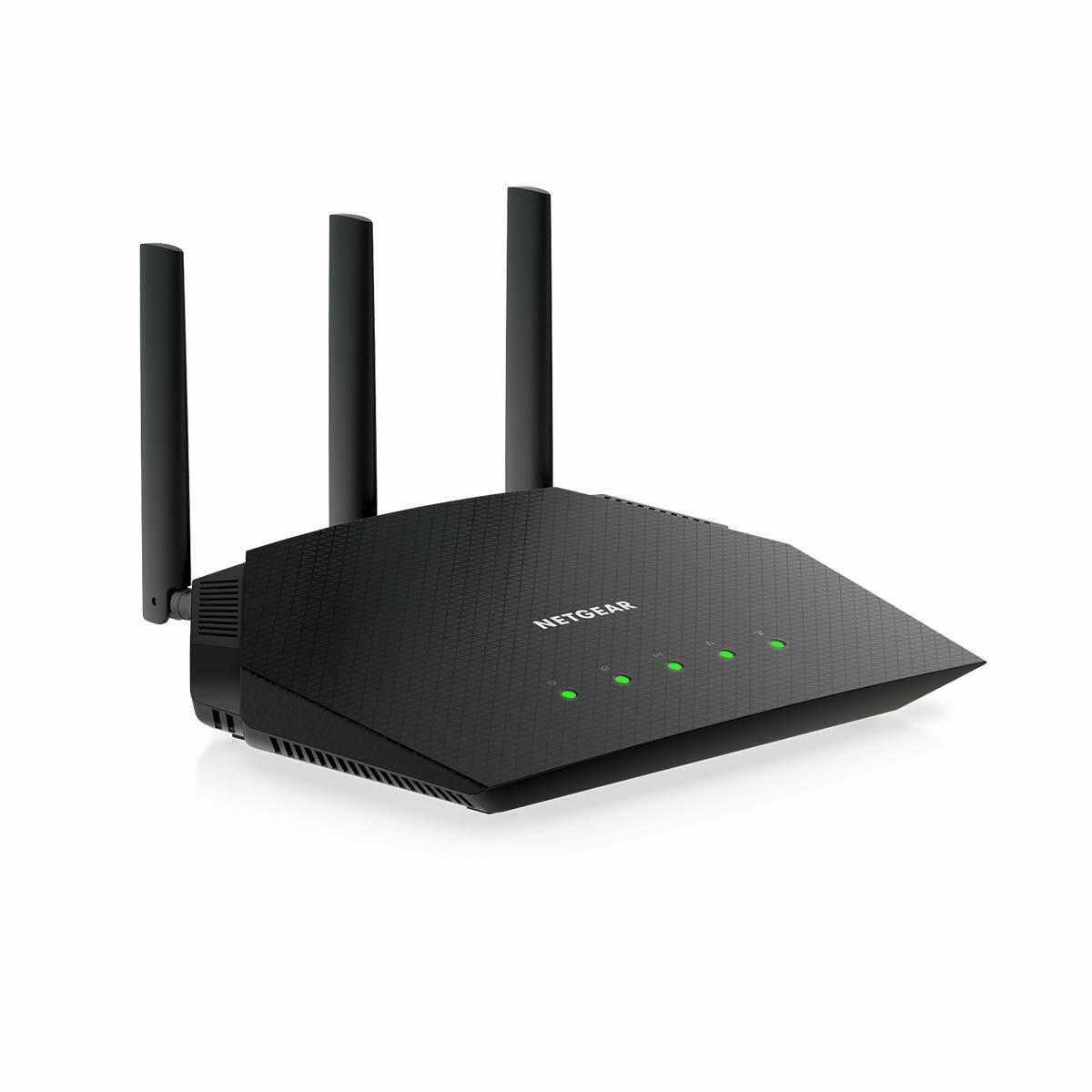 NETGEAR AX1800 Wi-Fi 6 Router R6700AX, 4-Stream Up to 1.8 Gbps, Up to 20 Devices