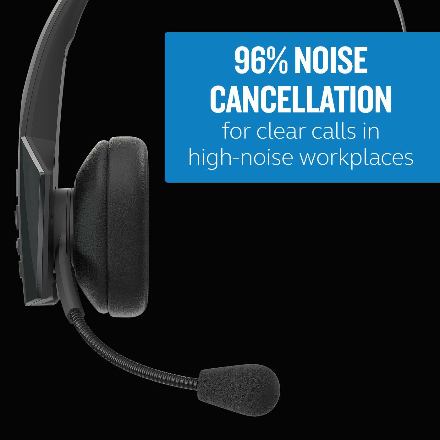 BlueParrott B350-XT Noise Cancelling Mono Bluetooth Headset