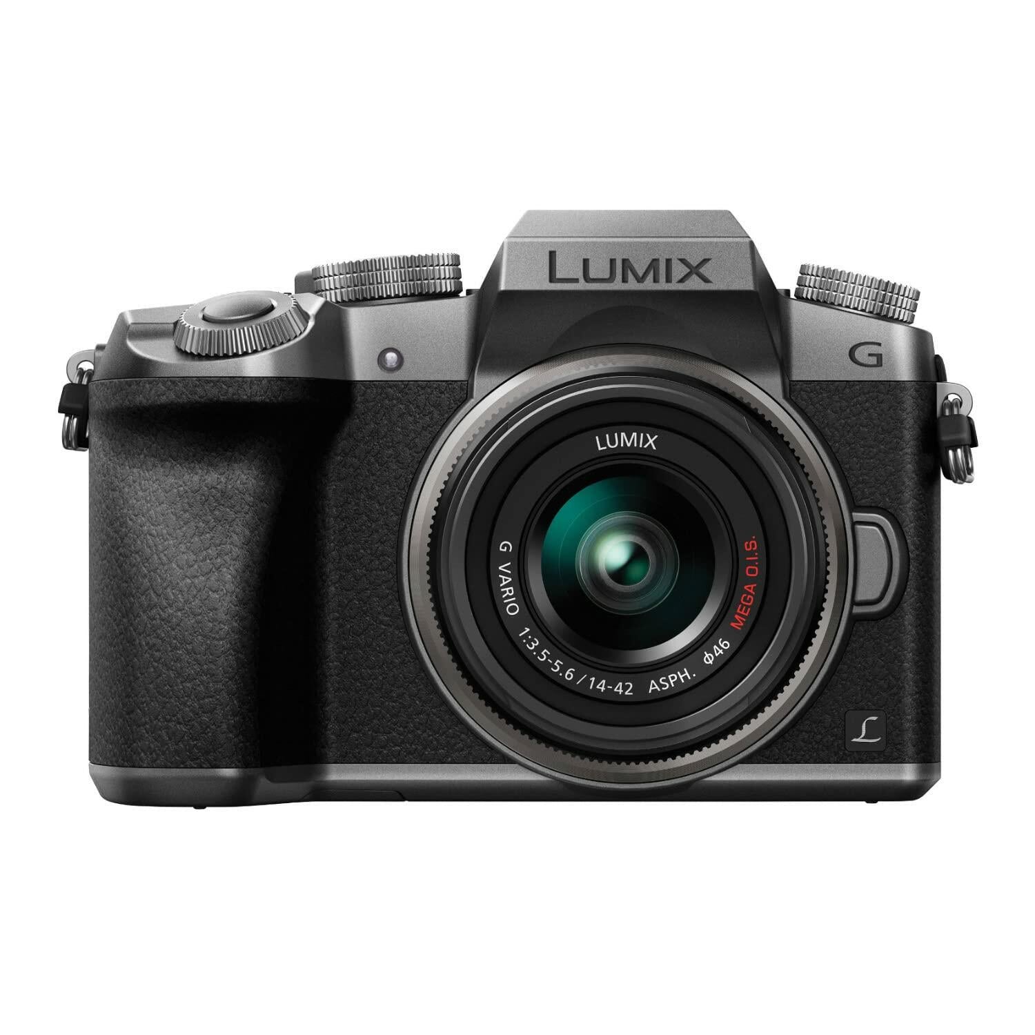 Panasonic LUMIX G7KS 4K Mirrorless Camera, 16 MP, 14-42 mm Lens Kit, DMC-G7KS (Silver)