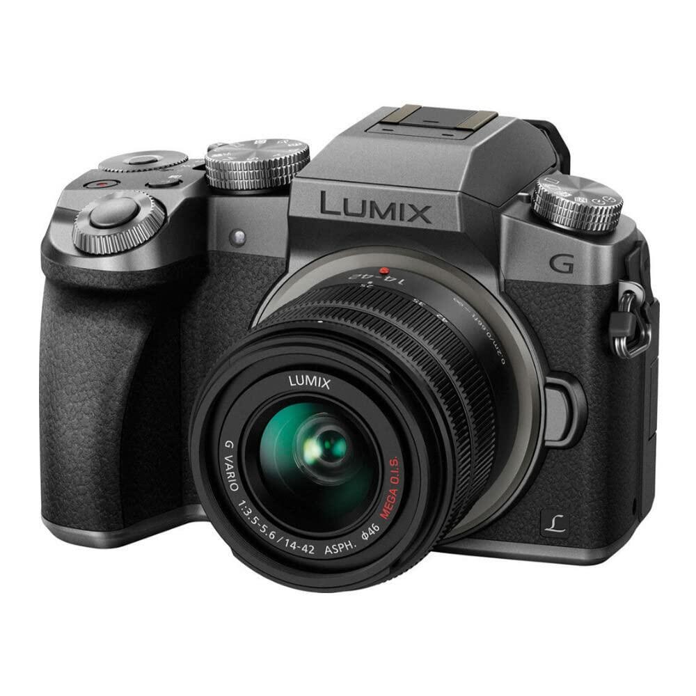 Panasonic LUMIX G7KS 4K Mirrorless Camera, 16 MP, 14-42 mm Lens Kit, DMC-G7KS (Silver)