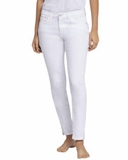 Current/Elliott Women's The Slider Low Rise Skinny Jeans - Blanc/White - Size 32