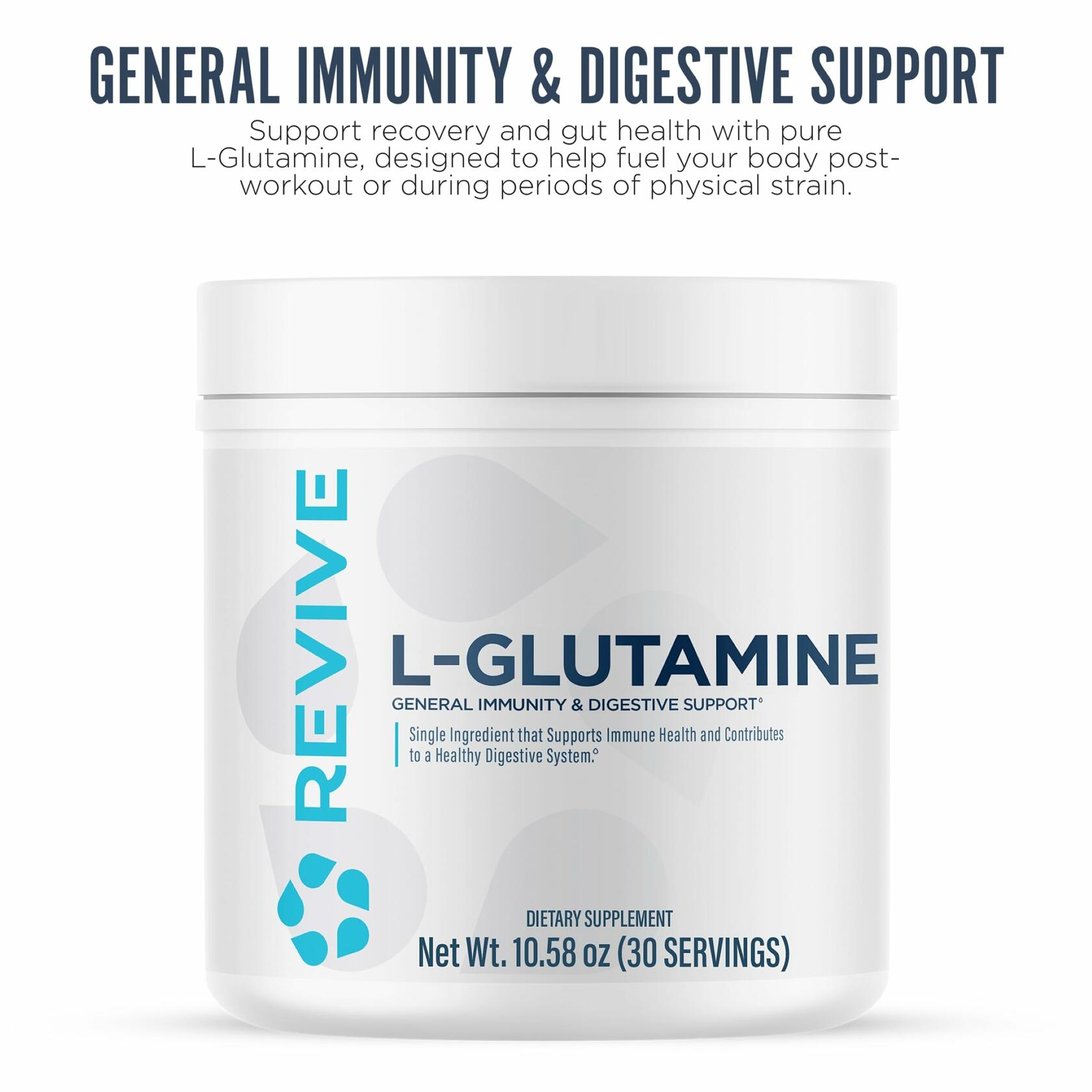 Revive MD L-Glutamine Powder, Unflavored, 30svgs
