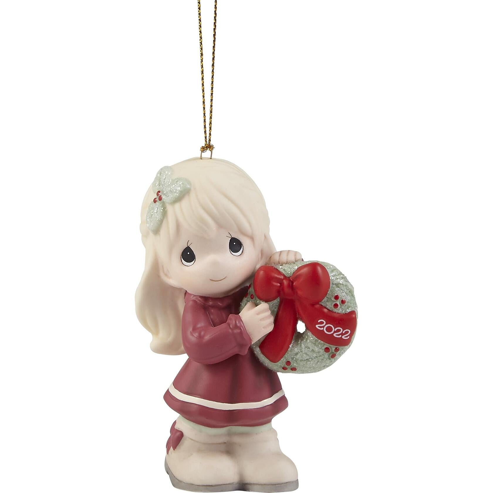 Precious Moments Christmas Ornament "May Your Christmas Wishes Come True" 2022