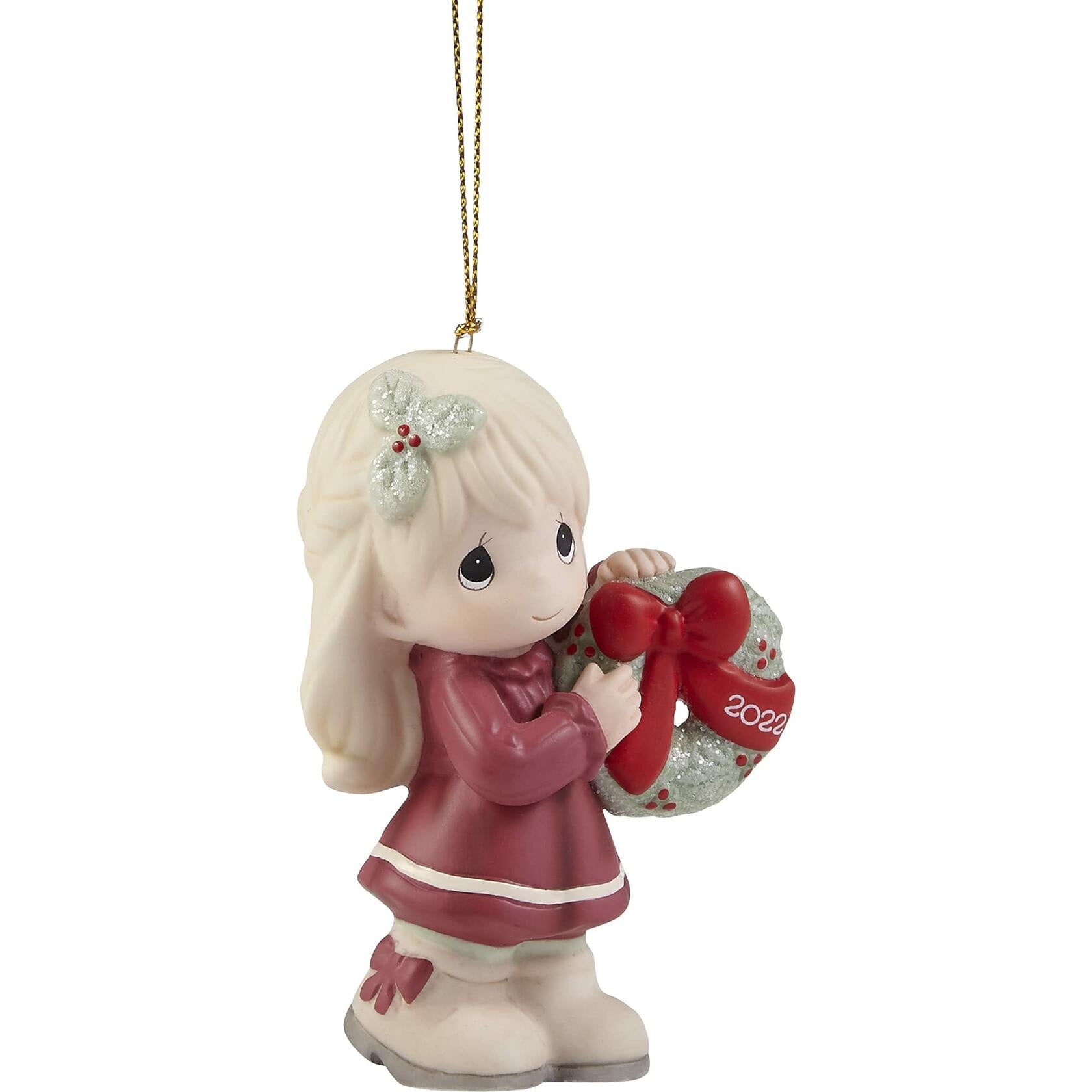 Precious Moments Christmas Ornament "May Your Christmas Wishes Come True" 2022