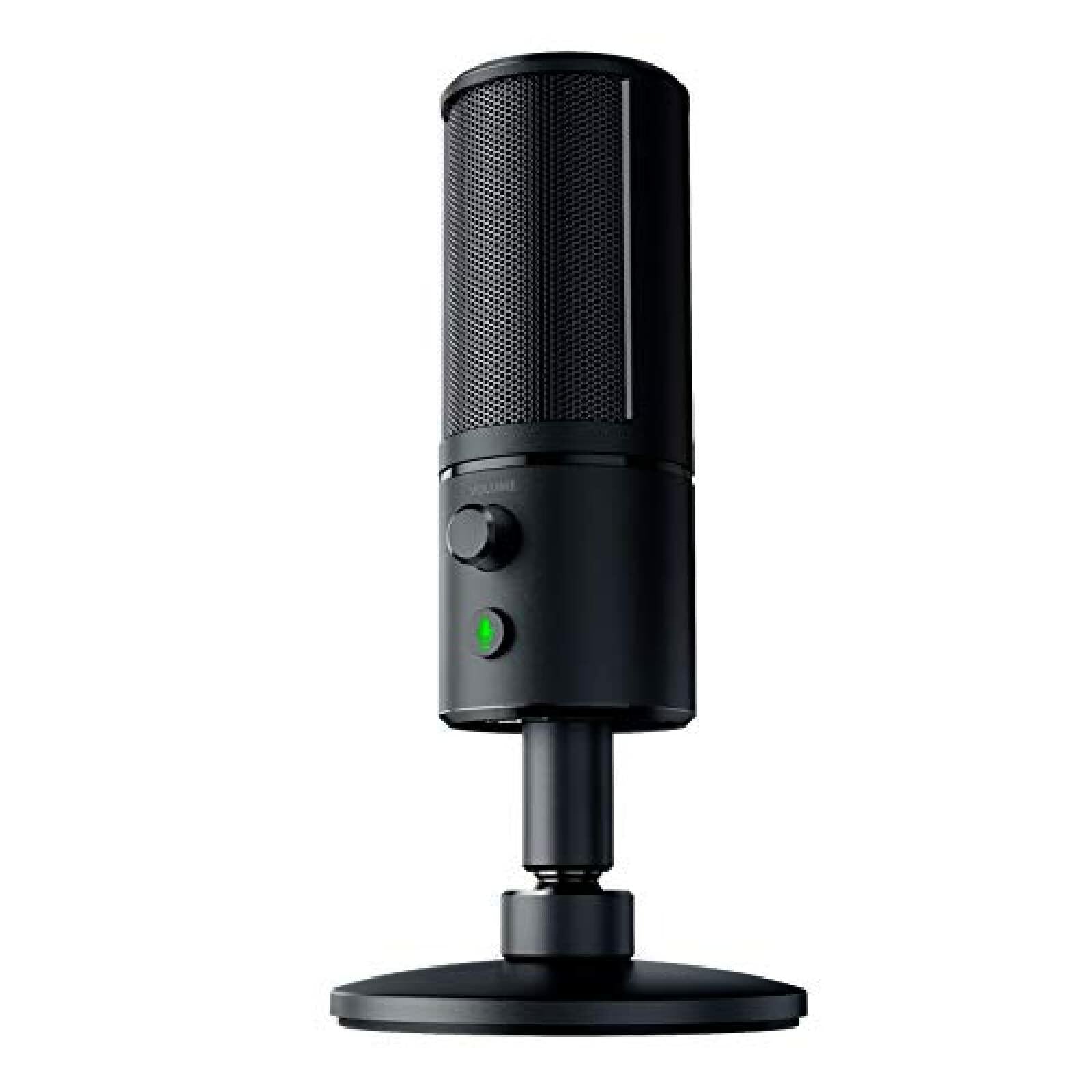 Razer Seiren X USB Condenser Streaming Microphone, Built-in Shock Mount - Black