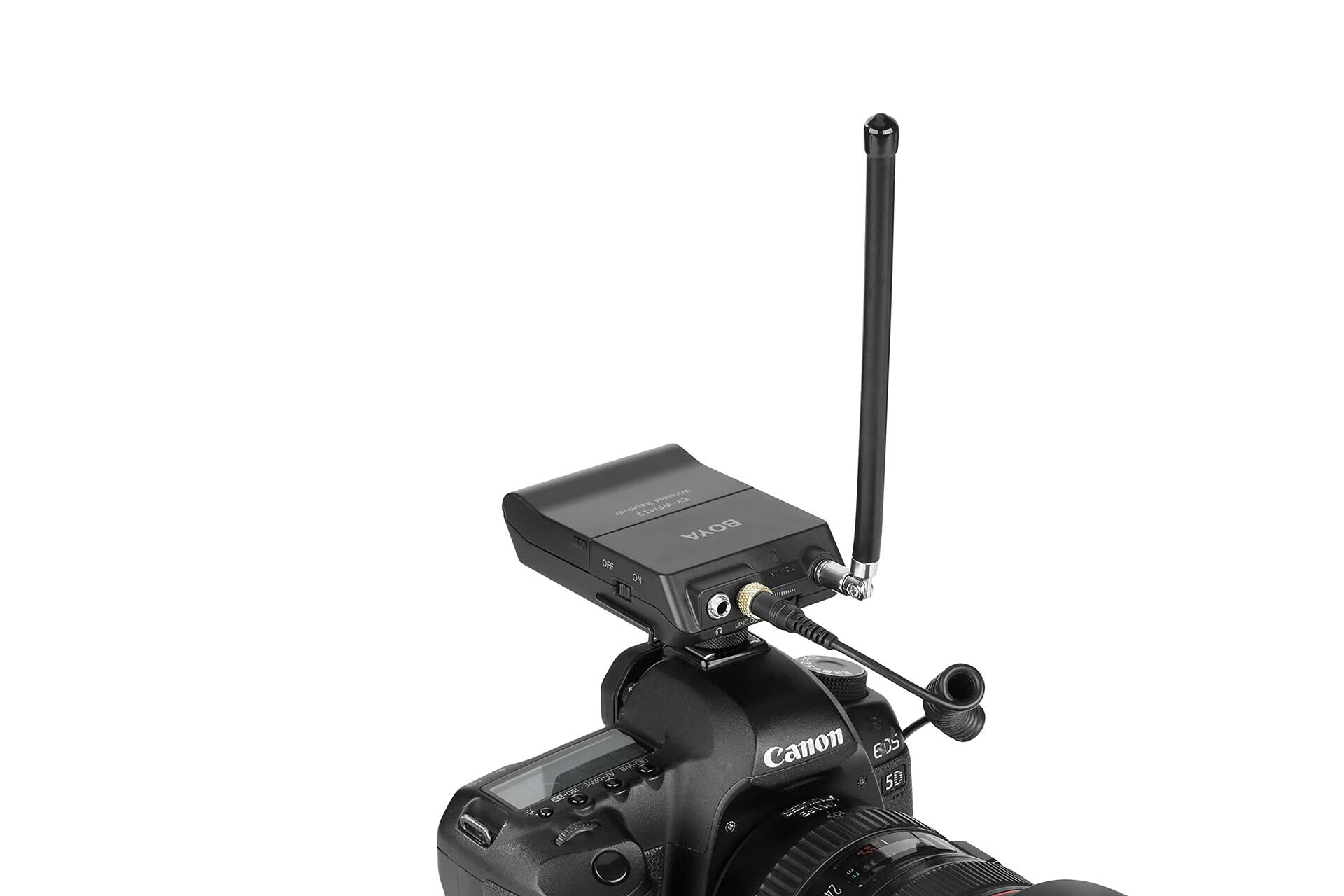 Boya BY-WFM12 VHF Wireless Microphone System, Omnidirectional Lavalier