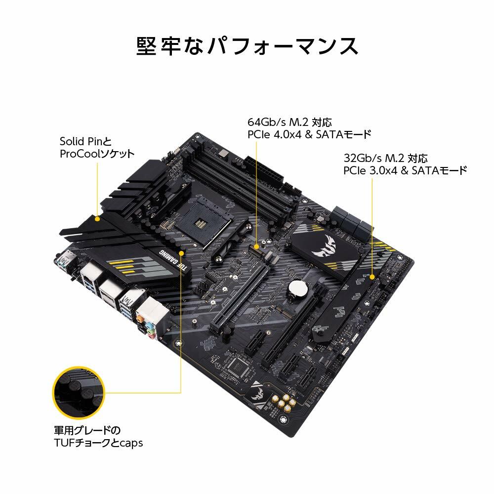 ASUS TUF Gaming B550-PLUS Motherboard Socket (PC) AMD AM4, PCIe 4.0, ATX