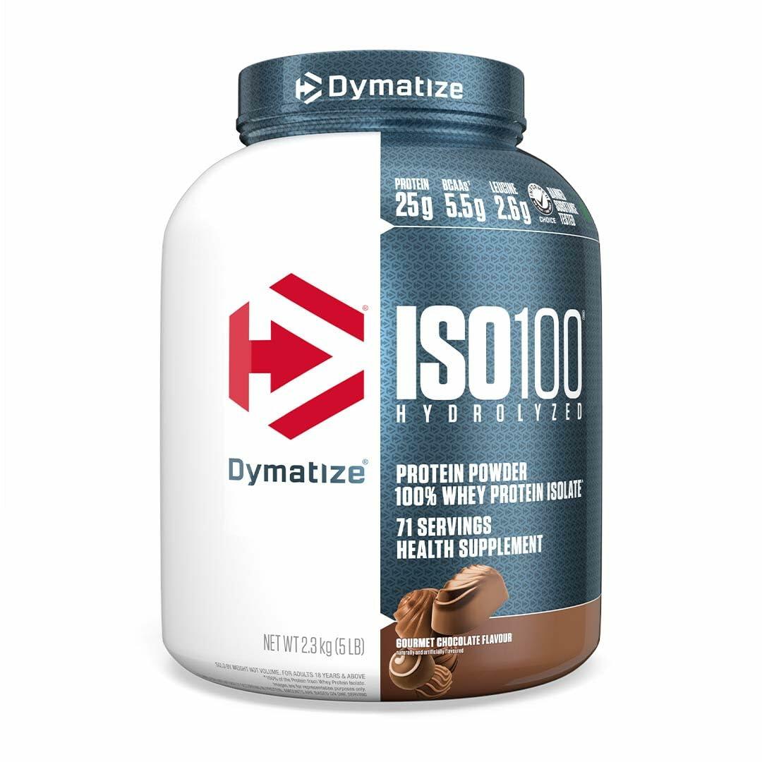 Dymatize 100% Whey Isolate Protein Powder - Gourmet Chocolate - 5lbs