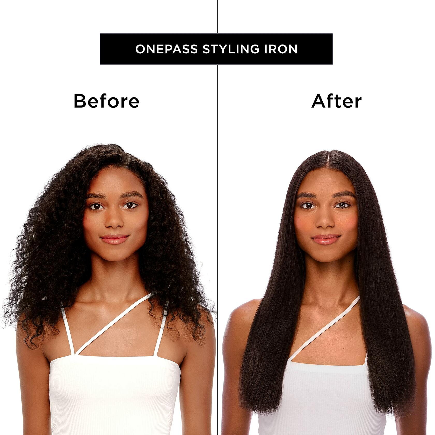 Bio Ionic Onepass Styling 1" Flat Iron, NanoIonic & Moisturizing Heat Tech