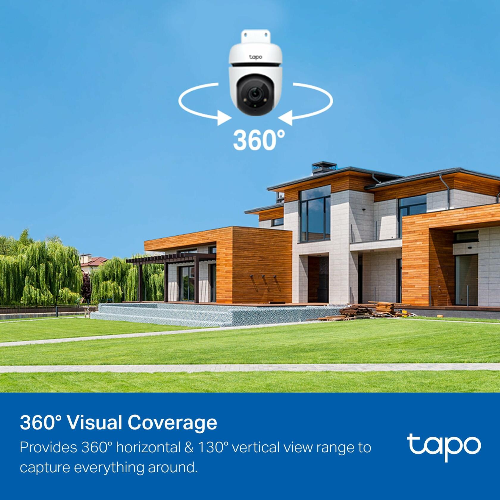 Tapo C500 TP-Link 1080P Outdoor Wired Pan/Tilt WiFi Camera 360° View
