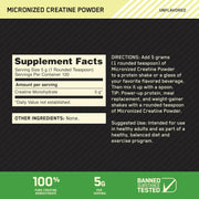Optimum Nutrition Micronized Creatine Monohydrate Powder - Unflavored, 120 Servings