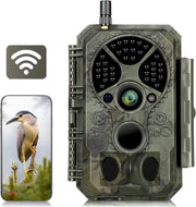 Folgtek WiFi Trail Camera, Wireless, 48MP/1296P, Night Vision, Motion Activated