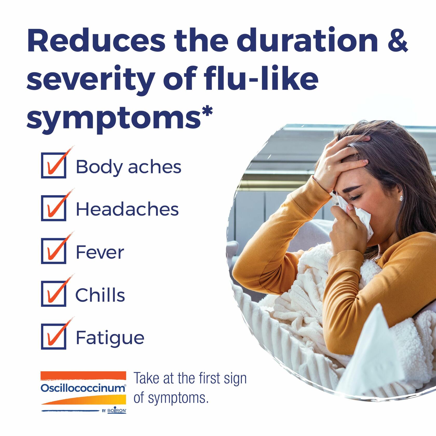 Boiron Oscillococcinum Pellets - Relief from Flu-Like Symptoms, Body Aches, Headache, Fever, Chills and Fatigue - 30 Doses