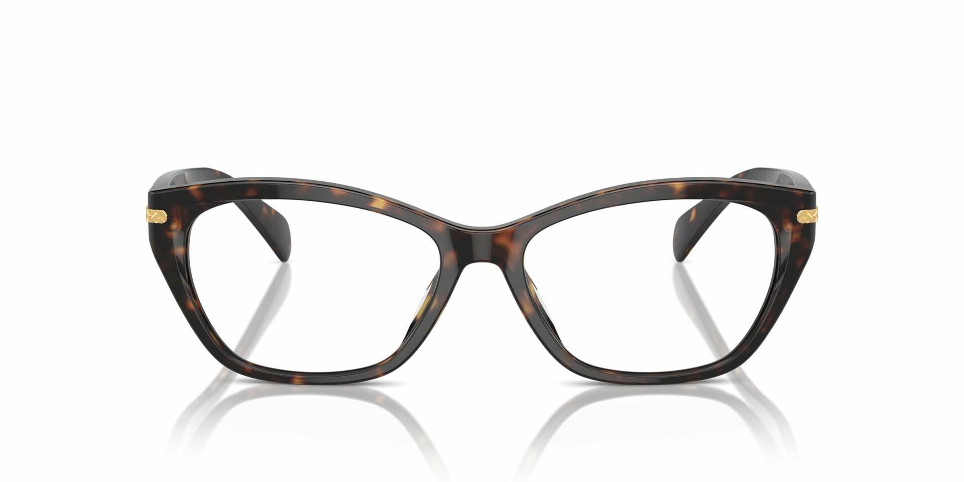 Ralph by Ralph Lauren Women's RA7161U Eyewear Frames - Shiny Dark Havana, 55/16/145