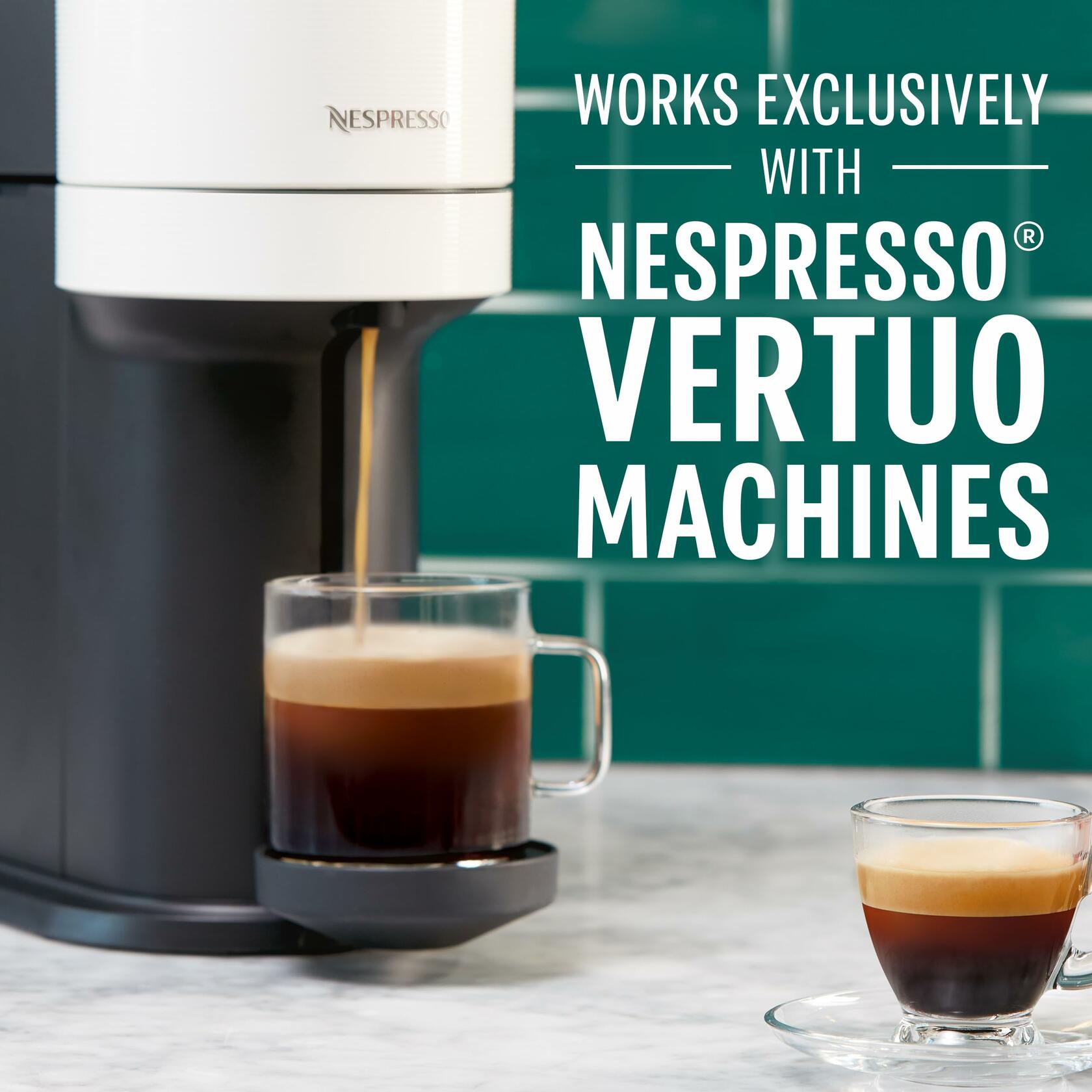 Starbucks by Nespresso Vertuo Line Creamy Vanilla Flavor Light Roast Coffee Pods - 32ct
