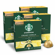 Starbucks by Nespresso Vertuo Line Creamy Vanilla Flavor Light Roast Coffee Pods - 32ct