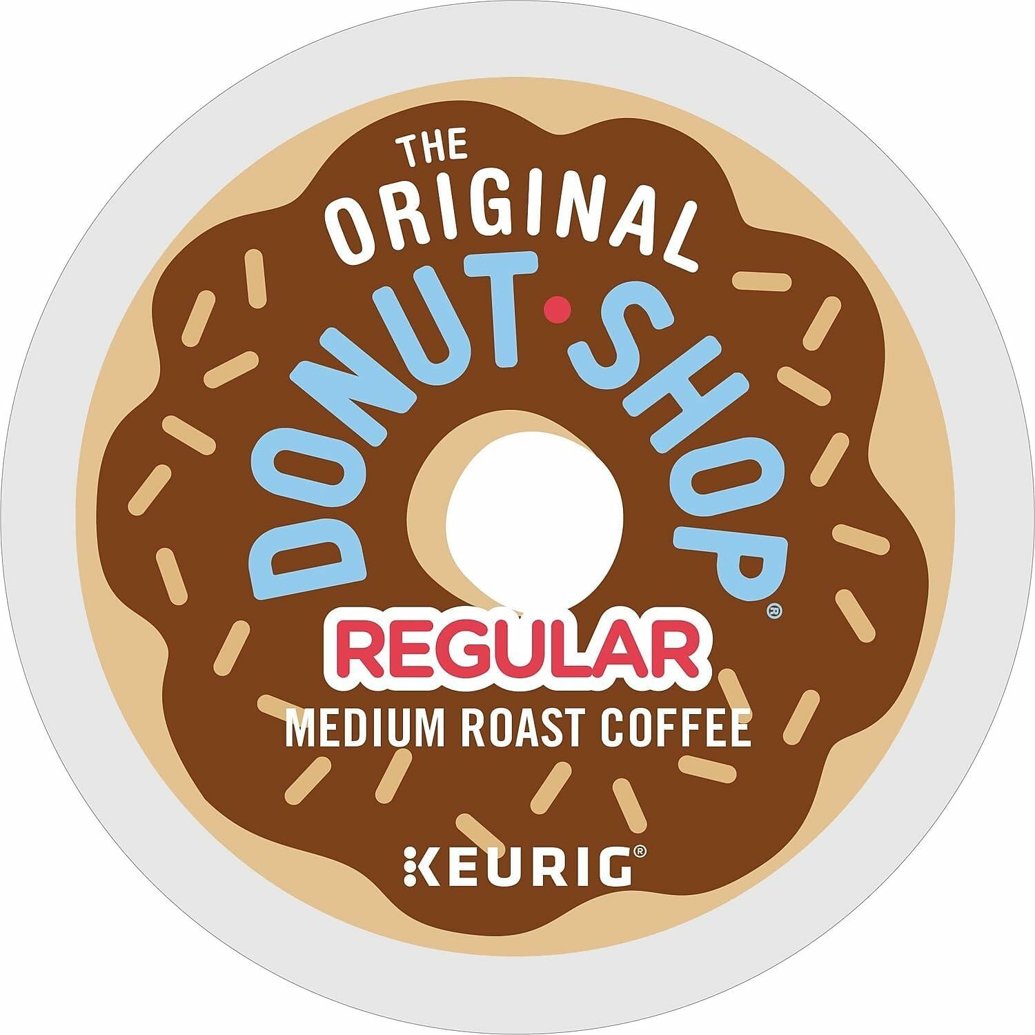 The Original Donut Shop Regular Medium Roast Keurig K-Cup Coffee Pods, 96ct