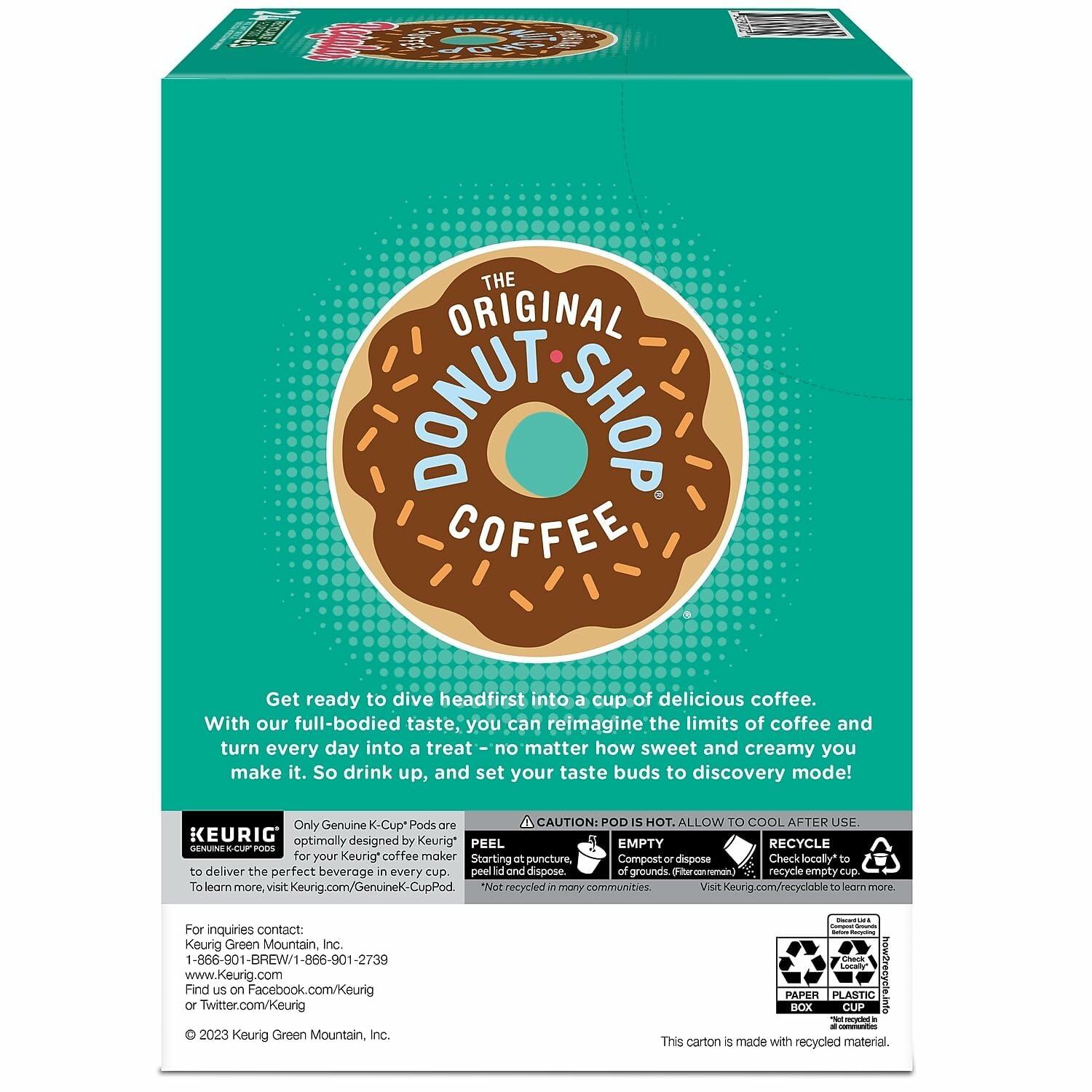 The Original Donut Shop Regular Medium Roast Keurig K-Cup Coffee Pods, 96ct
