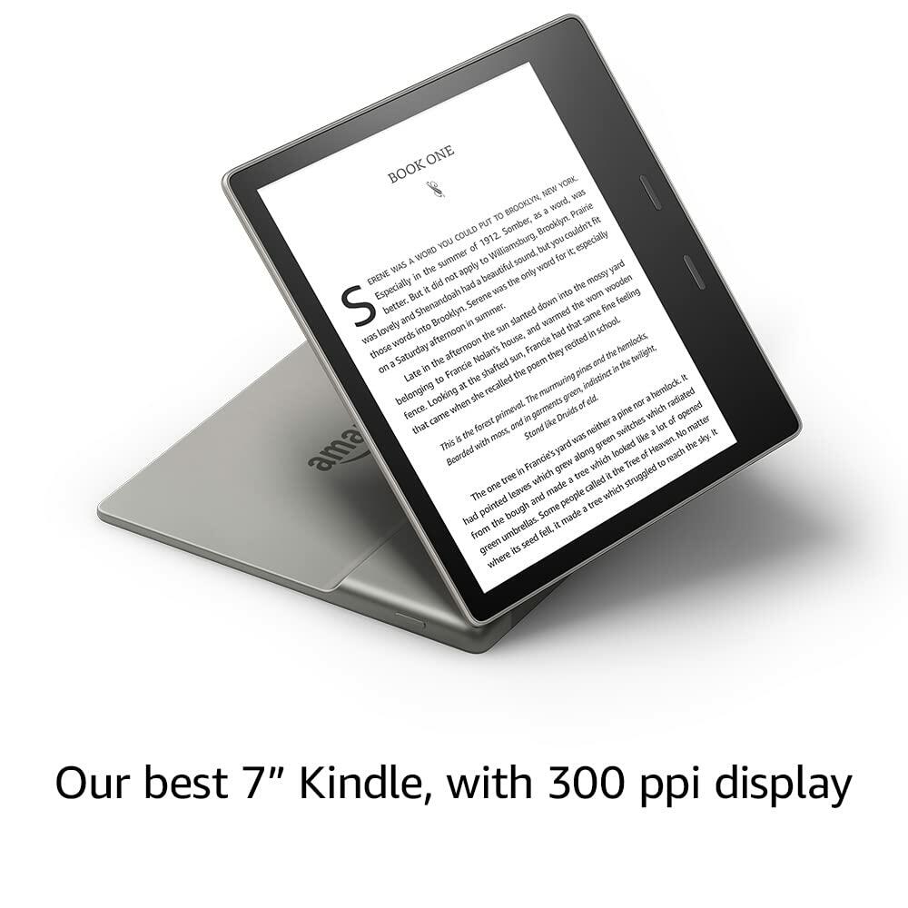 Amazon Kindle Oasis E-Reader (2019), 7" Display, 32GB - Champagne Gold