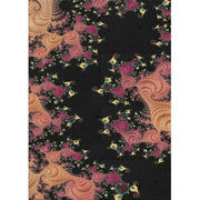 Ahgly Company Machine Washable Indoor Rectangle Transitional Chocolate Brown Area Rugs  6  x 9