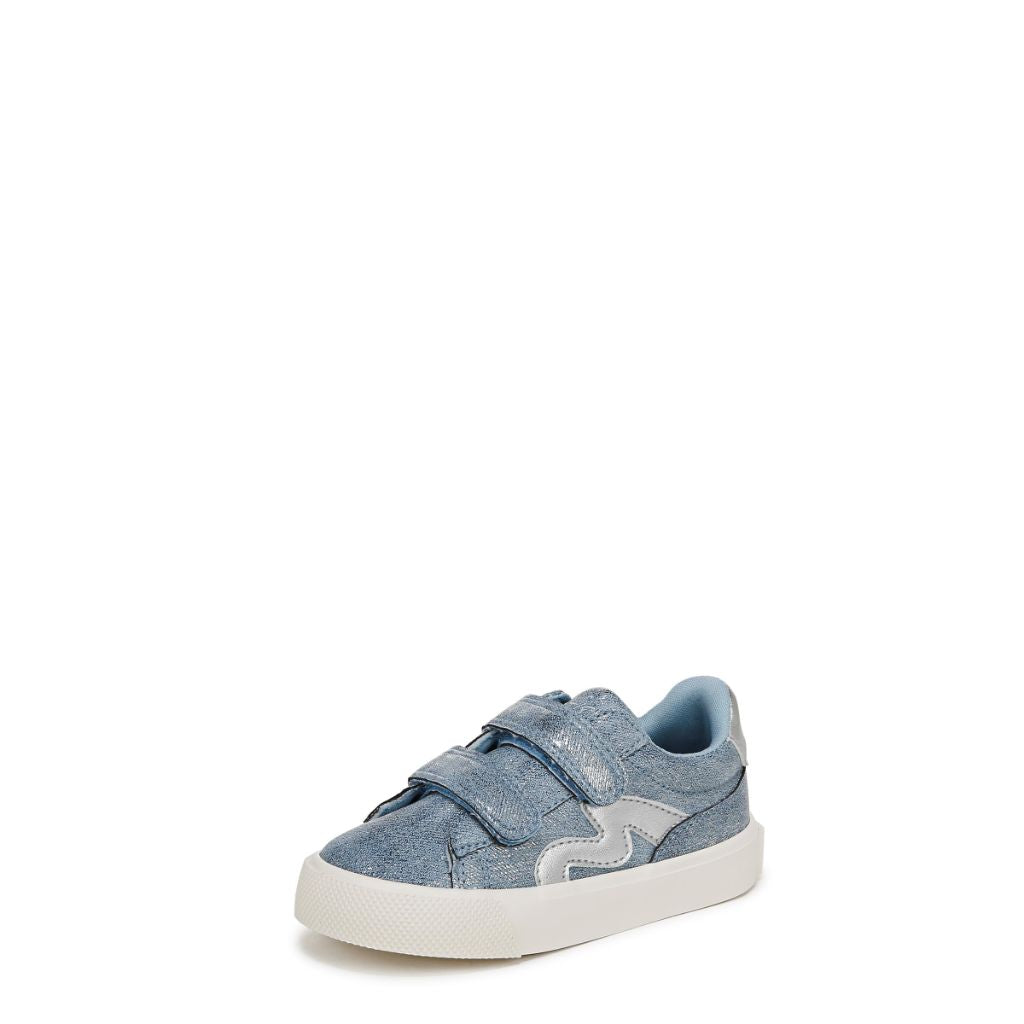 Blowfish Malibu Infant Girls VICE-B-T Sneaker Denim/Silver 5 T