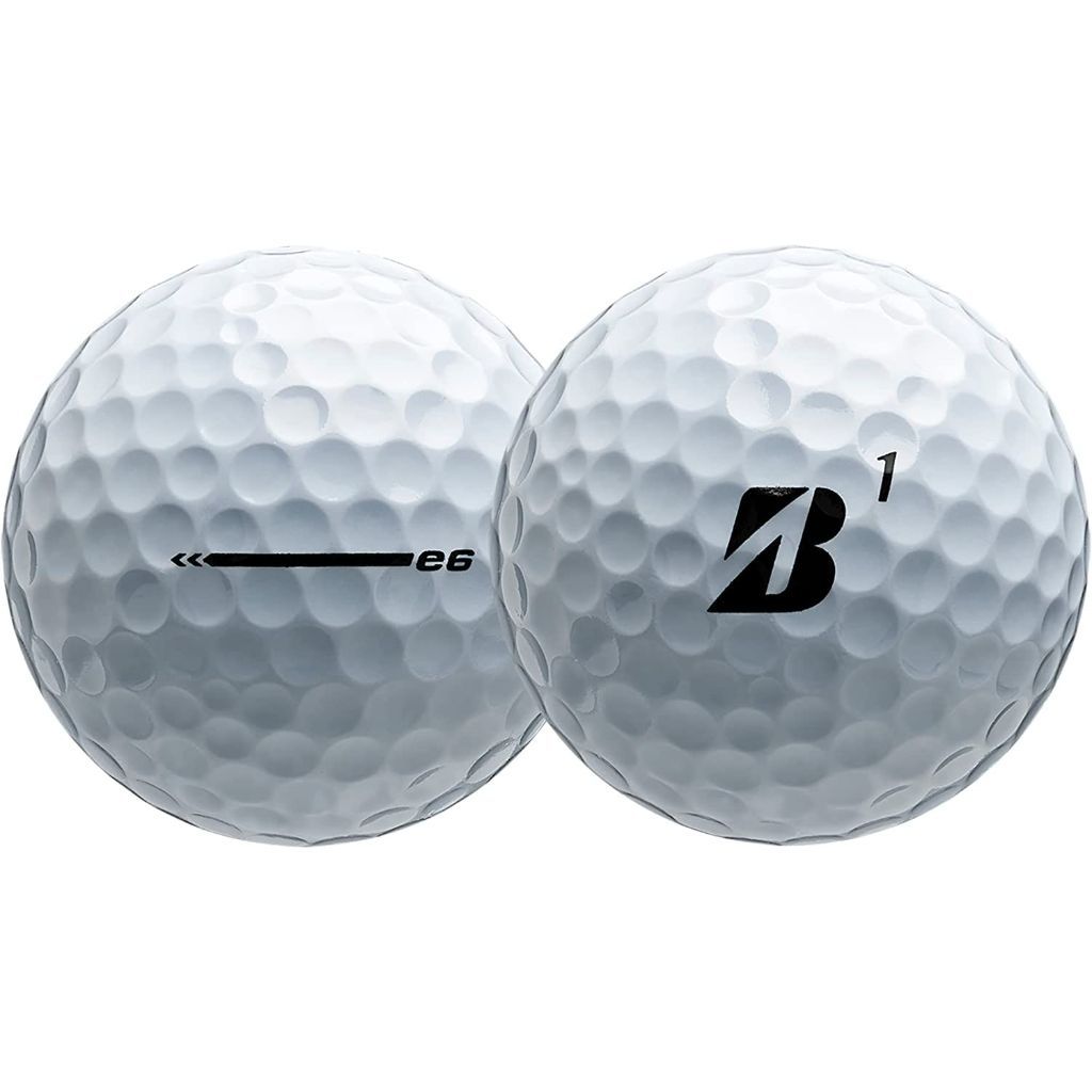 MX Seven Bridgstone E6 Long Distance Golf Balls 4 Sleeves (12 Balls) (White)