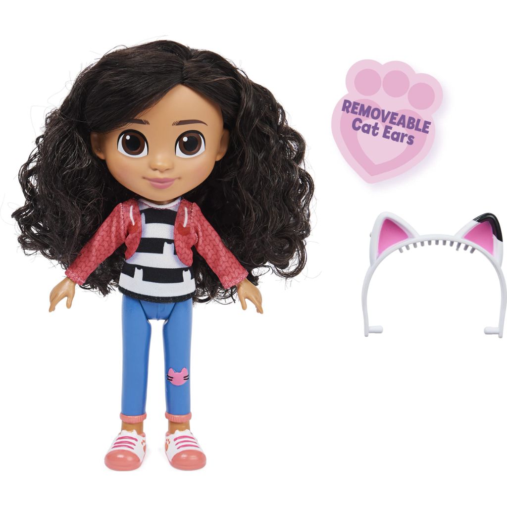 Gabby’s Dollhouse, 8-inch Gabby Girl Doll, Kids Toys for Ages 3 and up