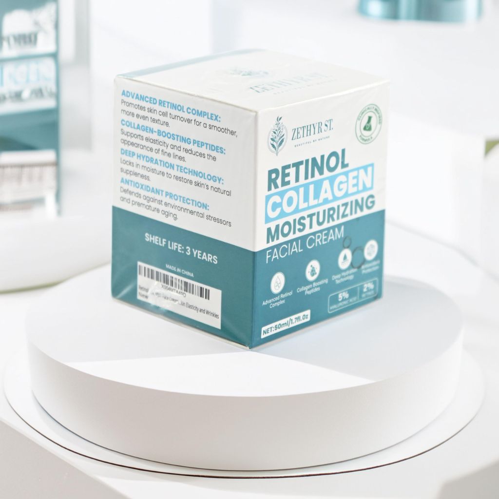 Collagen Retinol Face Moisturizer - Anti Aging Retinol Cream for Skin, Hydrating Moisturizer 1.7oz