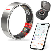 Smart Ring for Fitness & Health Tracking - (Silver, 11)