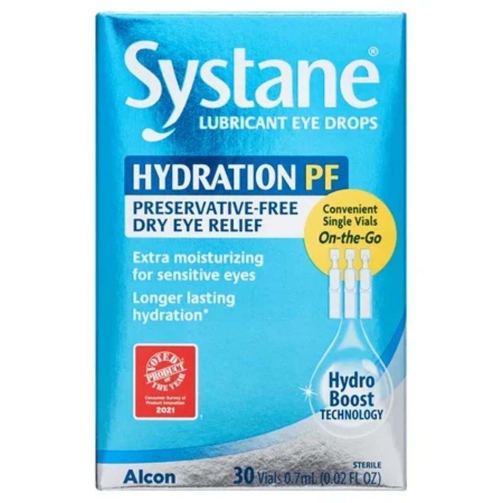 Systane Hydration Preservative Free Dry Eye Drops Vials - 30ct
