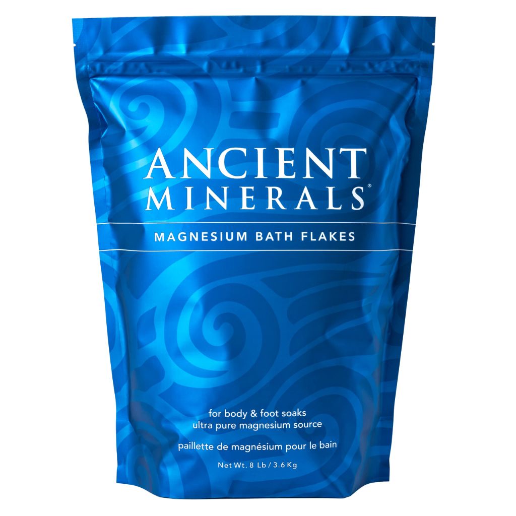 Ancient Minerals Magnesium Bath Flakes , 8lb Bag