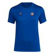 Adidas Women's FC Cincinnati Local Stoic Short Sleeve Pre-game T-shirt, Team Royal Blue, Large Tall