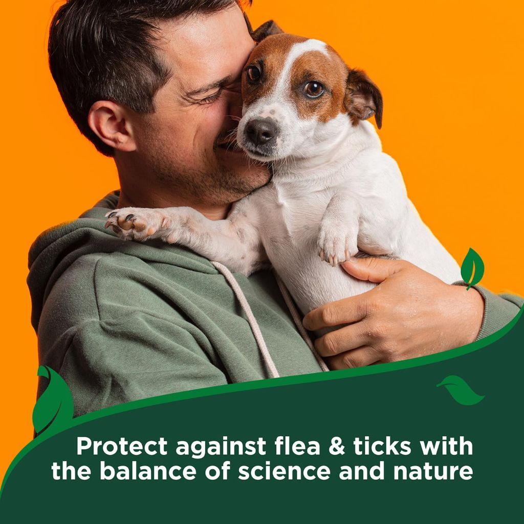 Vet's Best Natural Flea and Tick Easy Spray for Dogs – Cotton Spice Scent – 14 oz