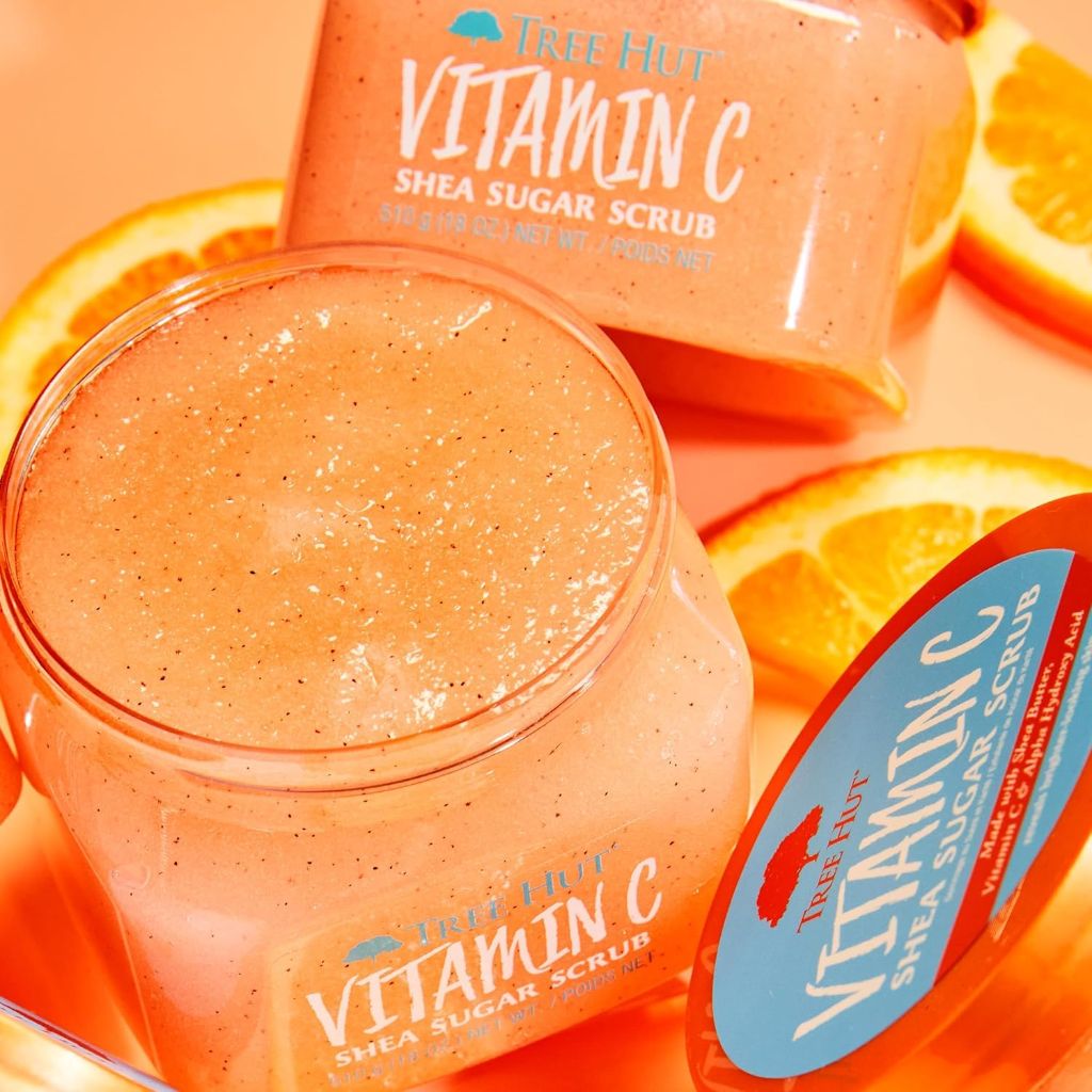 Tree Hut Vitamin C Shea Sugar Scrub, 18 fl oz.