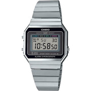 Casio Men's Classic Digital Display Quartz Silver 35mm Watch (A700W-1ACF)