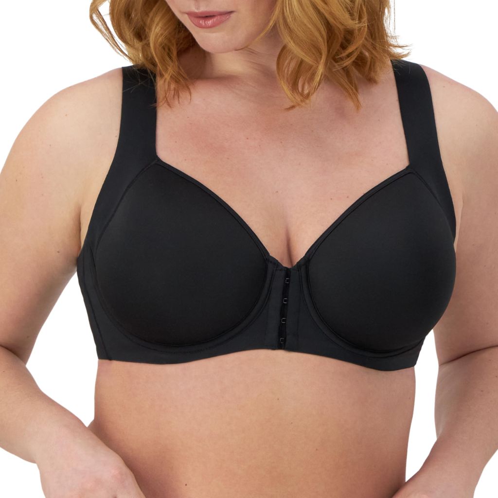 Bali womens One Smooth U Posture Boost W/ Eversmooth Back Underwire Bra, Black, 44DD US
