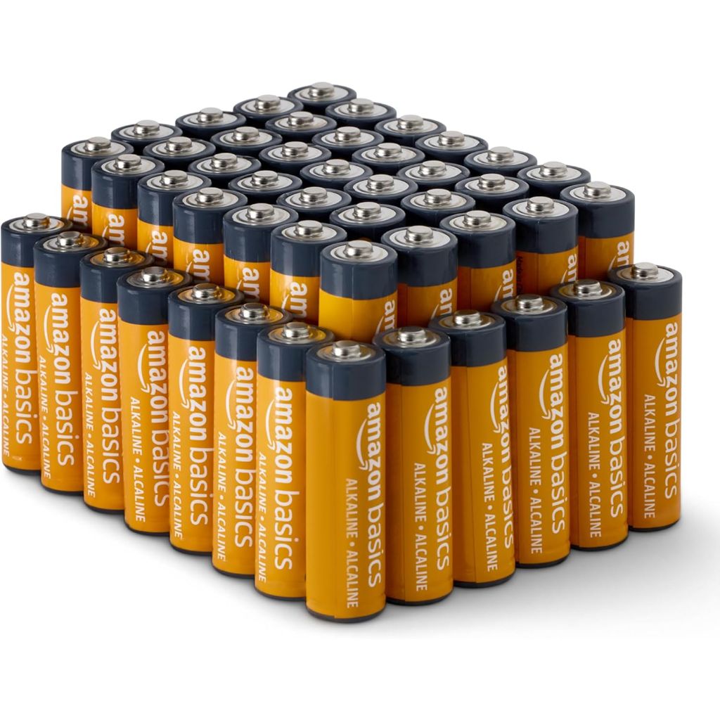 Amazon Basics High-Performance Alkaline Batteries - AA - 48 Pack
