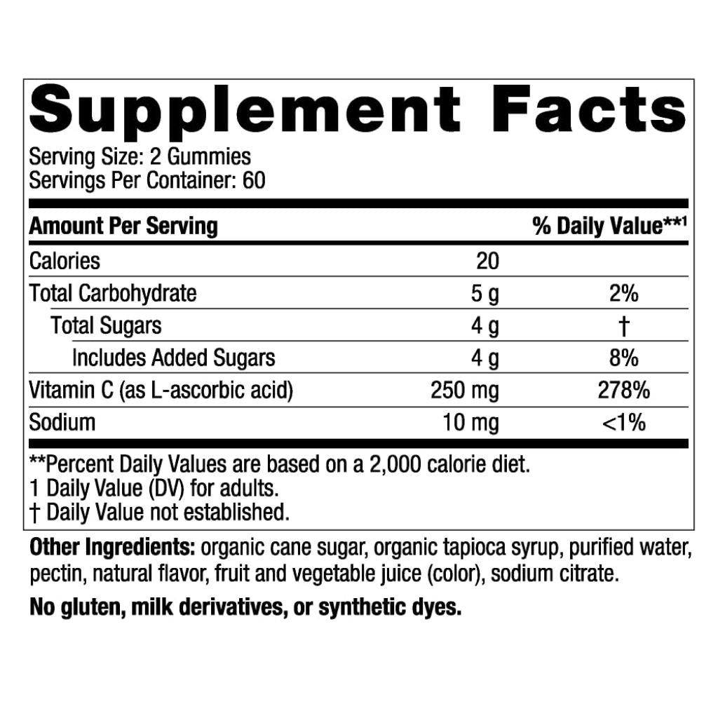 Nordic Naturals Vitamin C Gummies, Tart Tangerine - 120 Gummies (Tangerine)