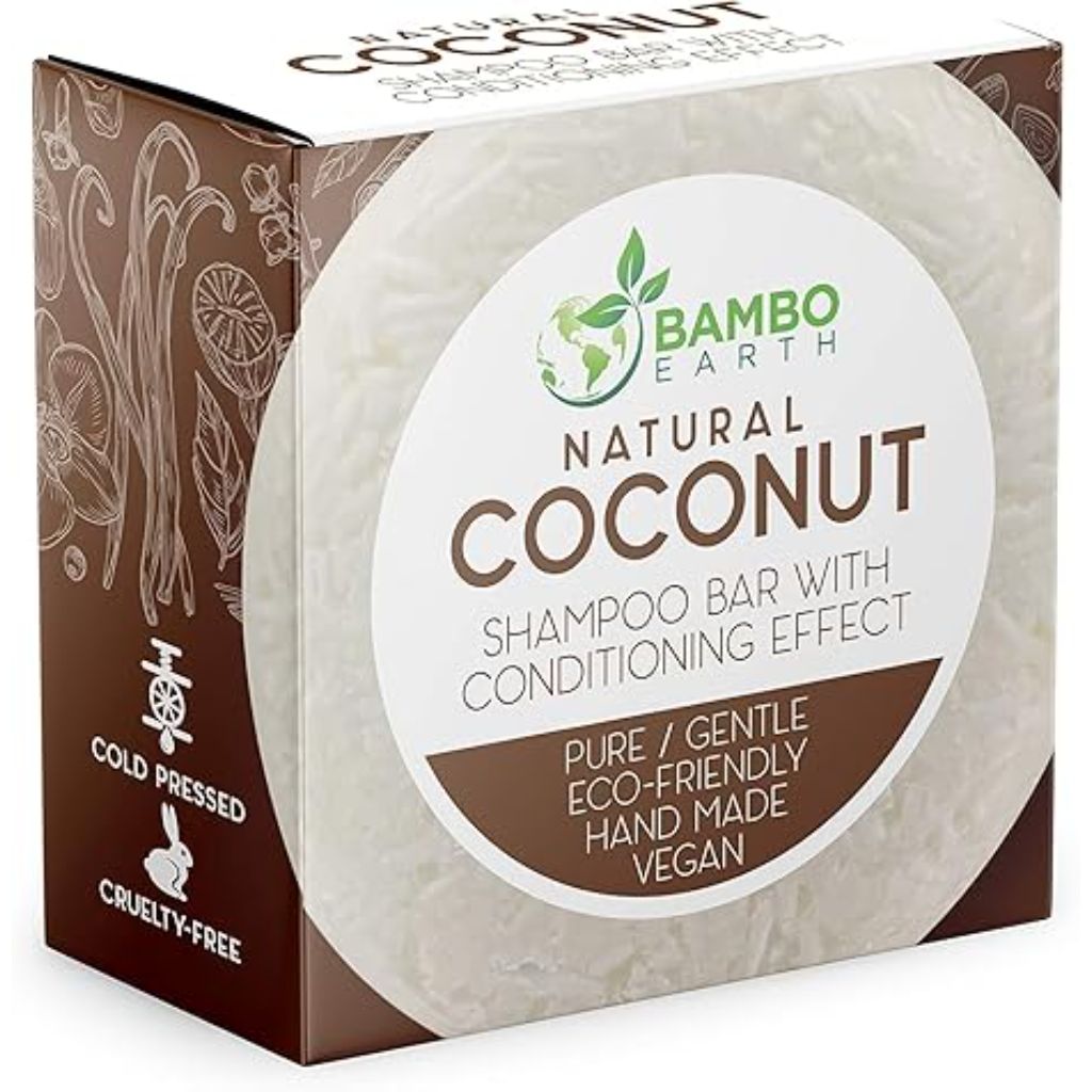 Bambo Earth Natural Shampoo Bars - Coconut, 2oz (12 Pack)