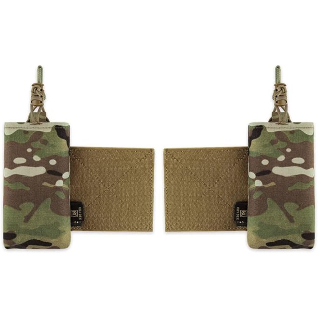 TACNEX Pistol Mag Pouch w/Belt/MOLLE Snap Clip Single/Double 9mm