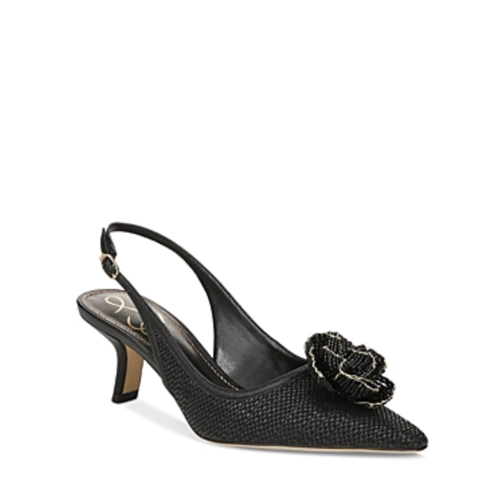 Sam Edelman Women's Bianka Flora Pointed Toe Slingback Pumps Size 7