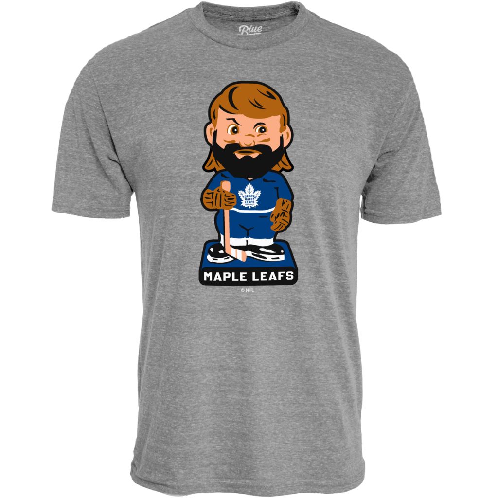 Blue 84 Unisex Kid's NHL Officially Licensed Youth Tri-Blend T-Shirt, Heather Gray